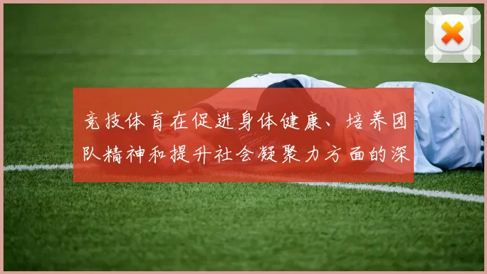 竞技体育在促进身体健康、培养团队精神和提升社会凝聚力方面的深远意义与价值探讨