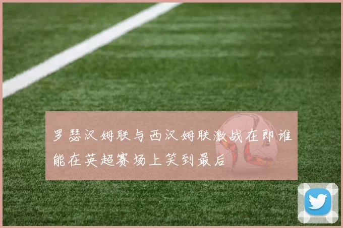 罗瑟汉姆联与西汉姆联激战在即谁能在英超赛场上笑到最后